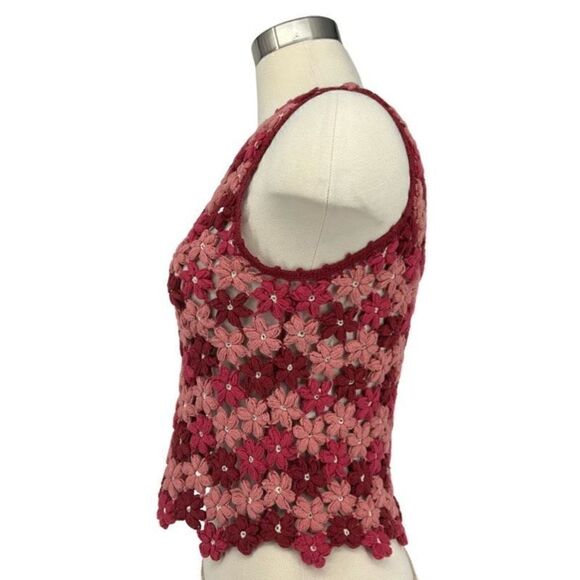 NWT Alice + Olivia Reva Flower Tank (Crochet) - Picture 12 of 16